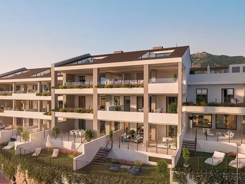 New Build Apartments and Townhouses for Sale in Torremuelle Benalmádena& & Exclusive Residential Development on the Costa del Sol& Discover this exceptional new build project in Torremuelle, one of the most sought-after areas of Benalmádena. Loca