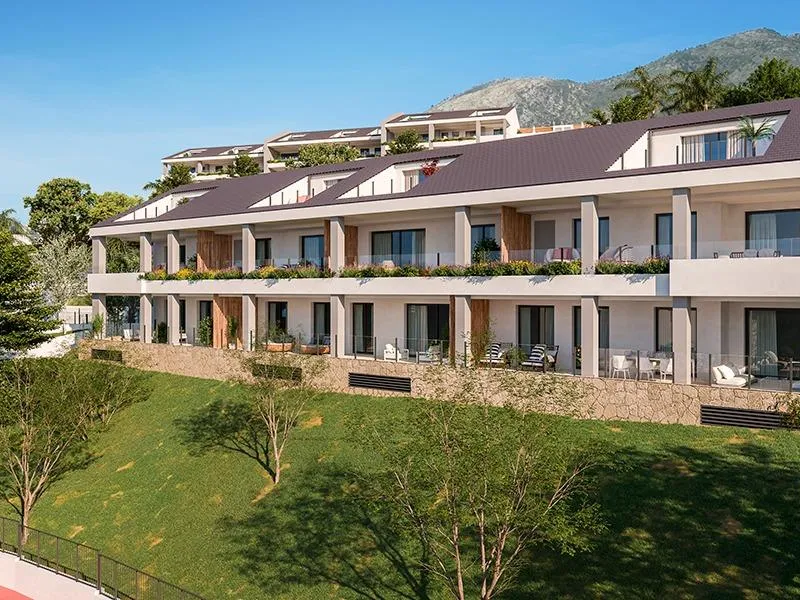 New Build Apartments and Townhouses for Sale in Torremuelle Benalmádena& & Exclusive Residential Development on the Costa del Sol& Discover this exceptional new build project in Torremuelle, one of the most sought-after areas of Benalmádena. Loca