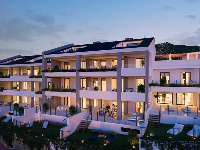New Build Apartments and Townhouses for Sale in Torremuelle Benalmádena& & Exclusive Residential Development on the Costa del Sol& Discover this exceptional new build project in Torremuelle, one of the most sought-after areas of Benalmádena. Loca