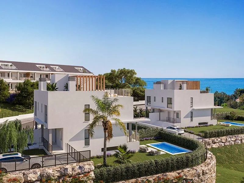 New Build Apartments and Townhouses for Sale in Torremuelle Benalmádena& & Exclusive Residential Development on the Costa del Sol& Discover this exceptional new build project in Torremuelle, one of the most sought-after areas of Benalmádena. Loca