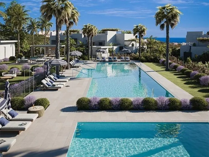 New Build Apartments for Sale in Doña Julia Golf, Casares Costa& & Exclusive Residential Development in the Heart of the Costa del Sol& Discover this exceptional new build development located in the prestigious Doña Julia Golf area of Casares. Pe