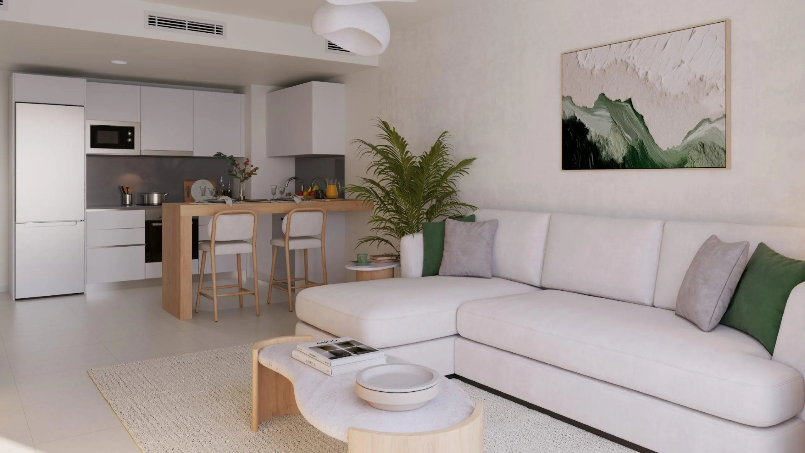 New Build Apartments for Sale in Benalmádena Pueblo Costa del Sol& & Modern Residential Development just 3 km from beach& This exclusive new build development offers 70 contemporary homes with 2 and 3 bedrooms, each featuring 2 full bathrooms and