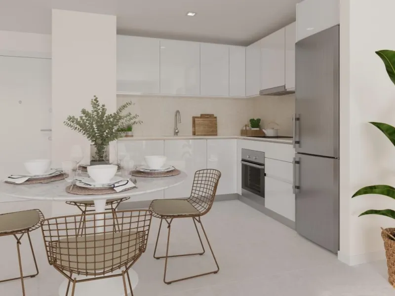 New Build Apartments for Sale in Benalmádena Pueblo Costa del Sol& & Modern Residential Development just 3 km from beach& This exclusive new build development offers 57 contemporary homes with 2 and 3 bedrooms, each featuring 2 full bathrooms and