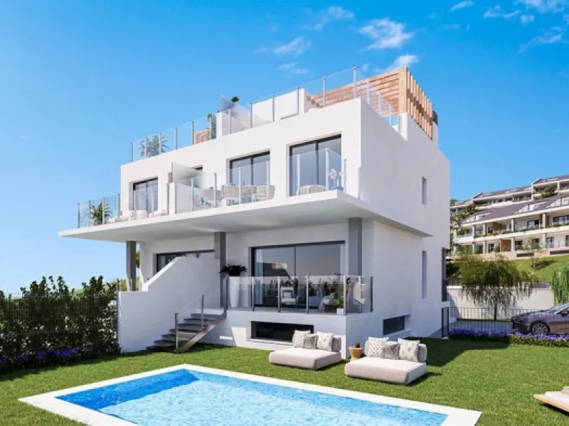 New Build Apartments and Townhouses for Sale in Torremuelle Benalmádena& & Exclusive Residential Development on the Costa del Sol& Discover this exceptional new build project in Torremuelle, one of the most sought-after areas of Benalmádena. Loca