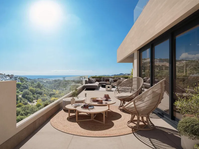 Exclusive new-build residential development in Marbella& & New homes in Marbella! Elegance, relaxation and tranquillity in a privileged setting.& & Exclusive new-build homes in Marbella with 2 and 3 bedrooms and incredible terraces overlooking