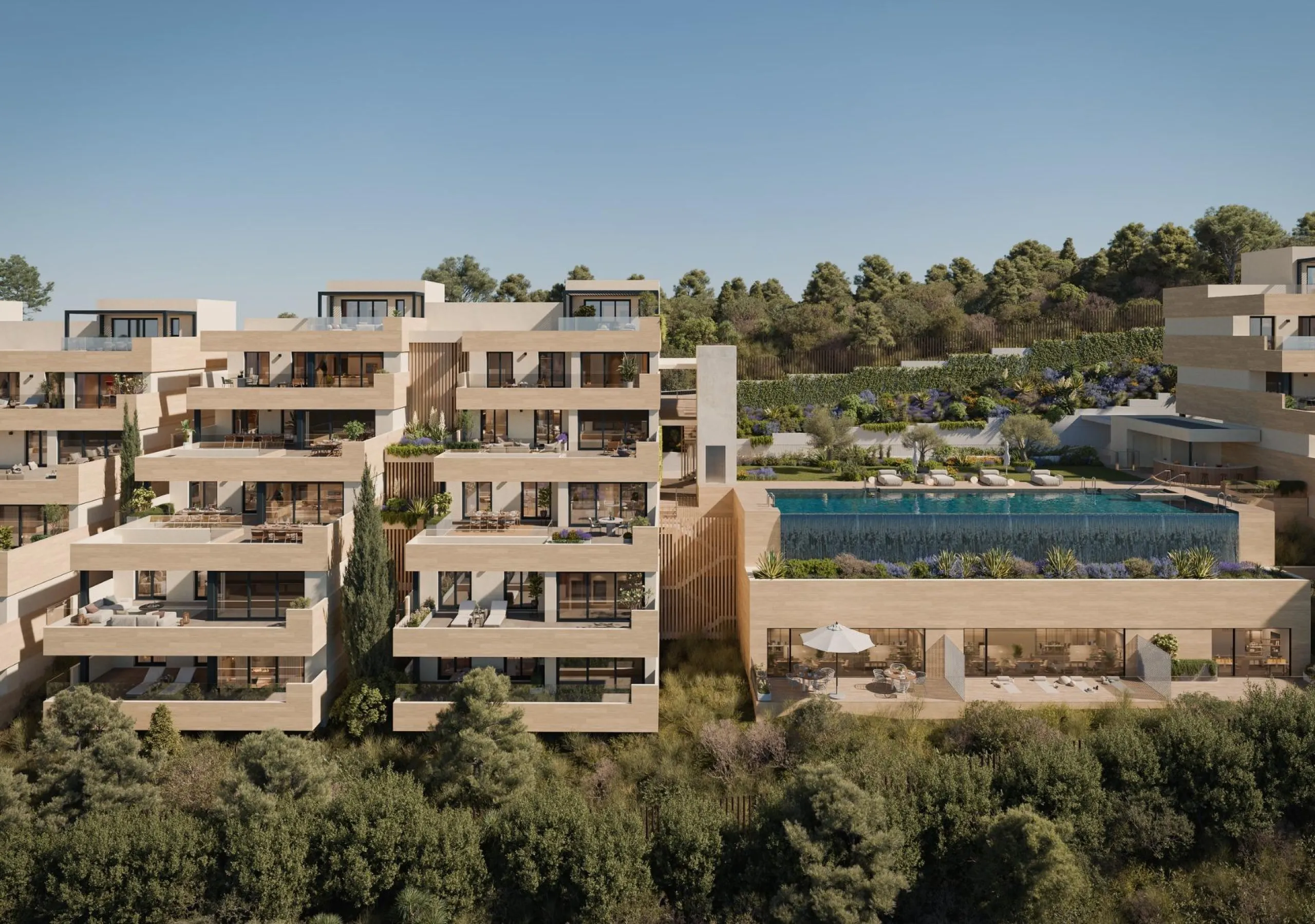 Exclusive new-build residential development in Marbella& & New homes in Marbella! Elegance, relaxation and tranquillity in a privileged setting.& & Exclusive new-build homes in Marbella with 2 and 3 bedrooms and incredible terraces overlooking