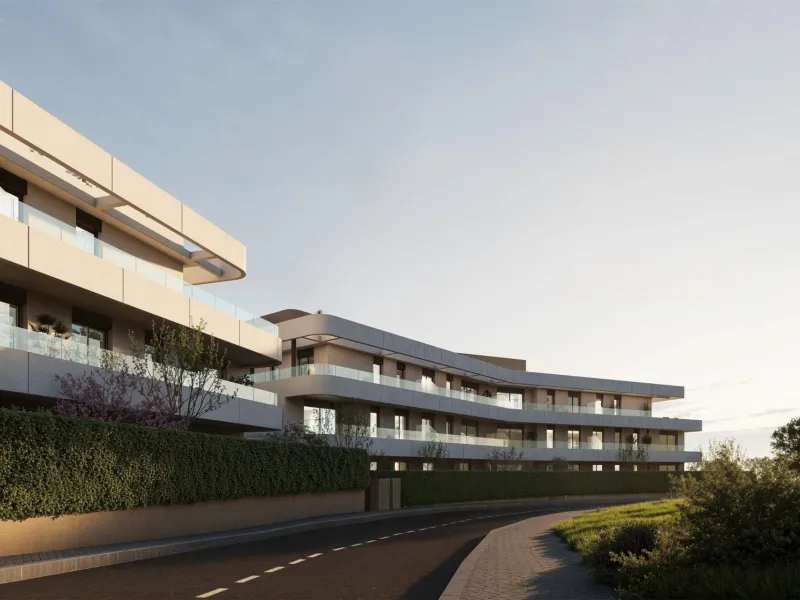 Modern New Build Apartments in Estepona Golf, Málaga& & Elegant Living Surrounded by Nature and Golf& & Welcome to an exclusive new residential development of 68 modern apartments located in the heart of Estepona Golf, Málaga. Designed to comb