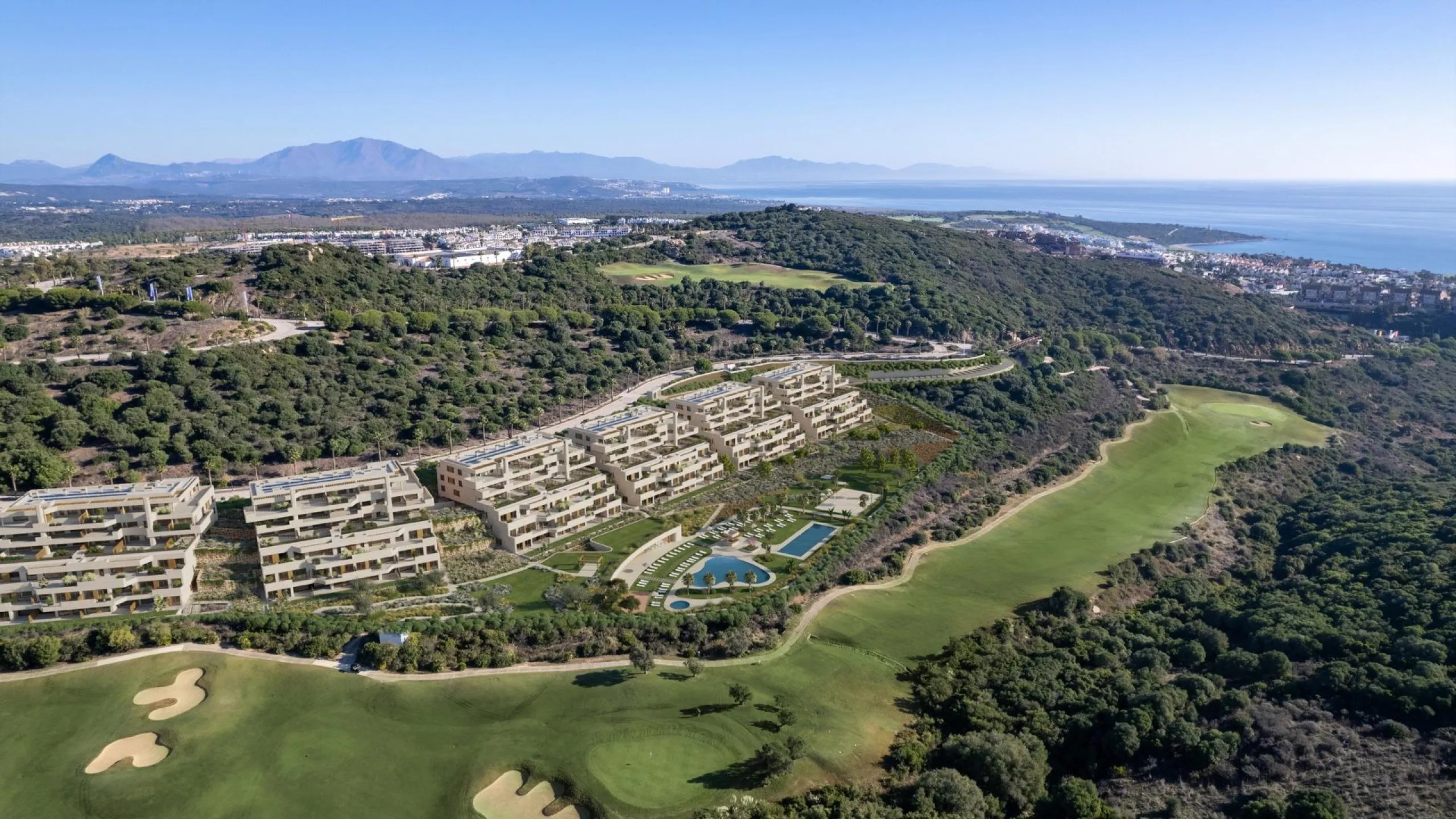 Exclusive New Build Residential Development in La Alcaidesa with Sea and Golf Views& & Modern homes in a privileged location on the Costa del Sol& Discover this new residential complex in La Alcaidesa, a quiet and picturesque enclave by the Medit