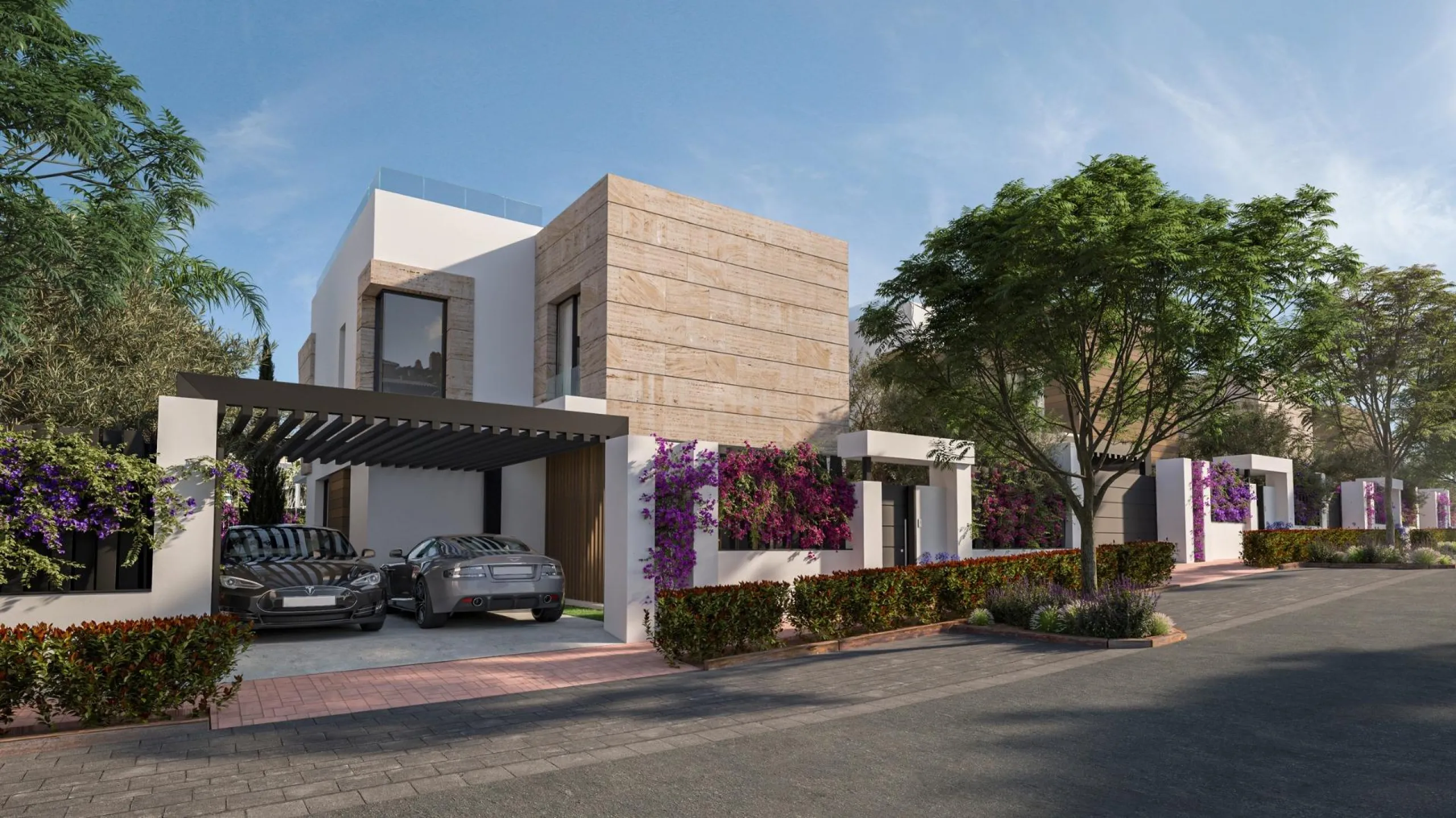 Exclusive New Build Villas in Estepona next to El Campanario Golf& & Contemporary luxury in a privileged location on the Costa del Sol& Discover a unique development of 14 designer villas located in one of the most exclusive areas between Marbell