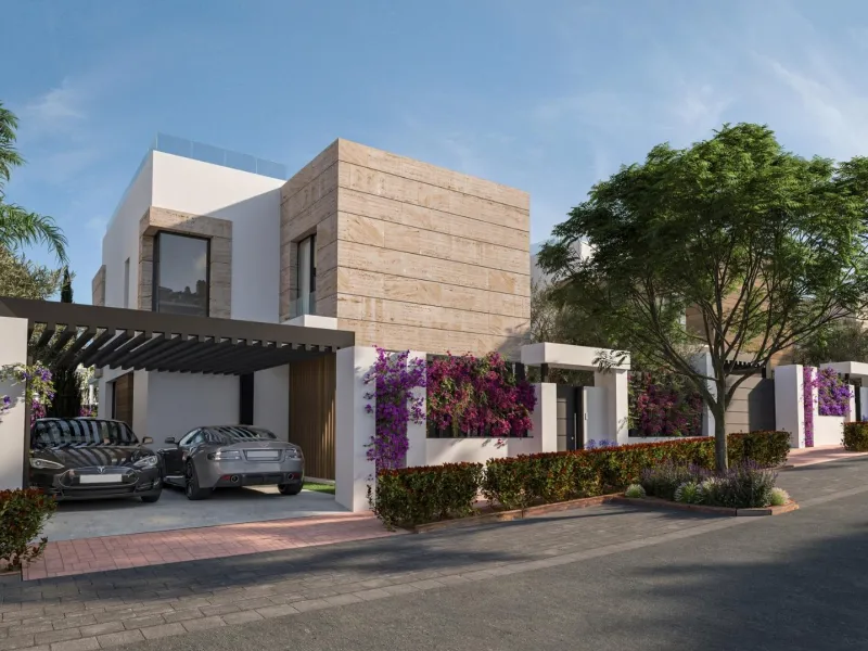 Exclusive New Build Villas in Estepona next to El Campanario Golf& & Contemporary luxury in a privileged location on the Costa del Sol& Discover a unique development of 14 designer villas located in one of the most exclusive areas between Marbell