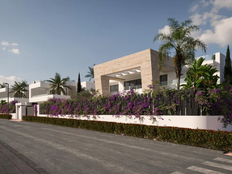 Exclusive New Build Villas in Estepona next to El Campanario Golf& & Contemporary luxury in a privileged location on the Costa del Sol& Discover a unique development of 14 designer villas located in one of the most exclusive areas between Marbell