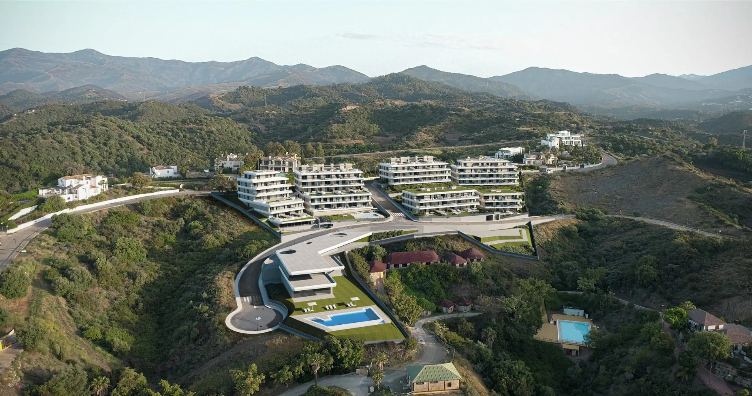 New Build Apartments with Sea Views in Selwo, Estepona& & A unique residential project located next to Selwo Park, in a privileged location surrounded by nature and green areas. From your new home, you will enjoy spectacular sea views and communal a