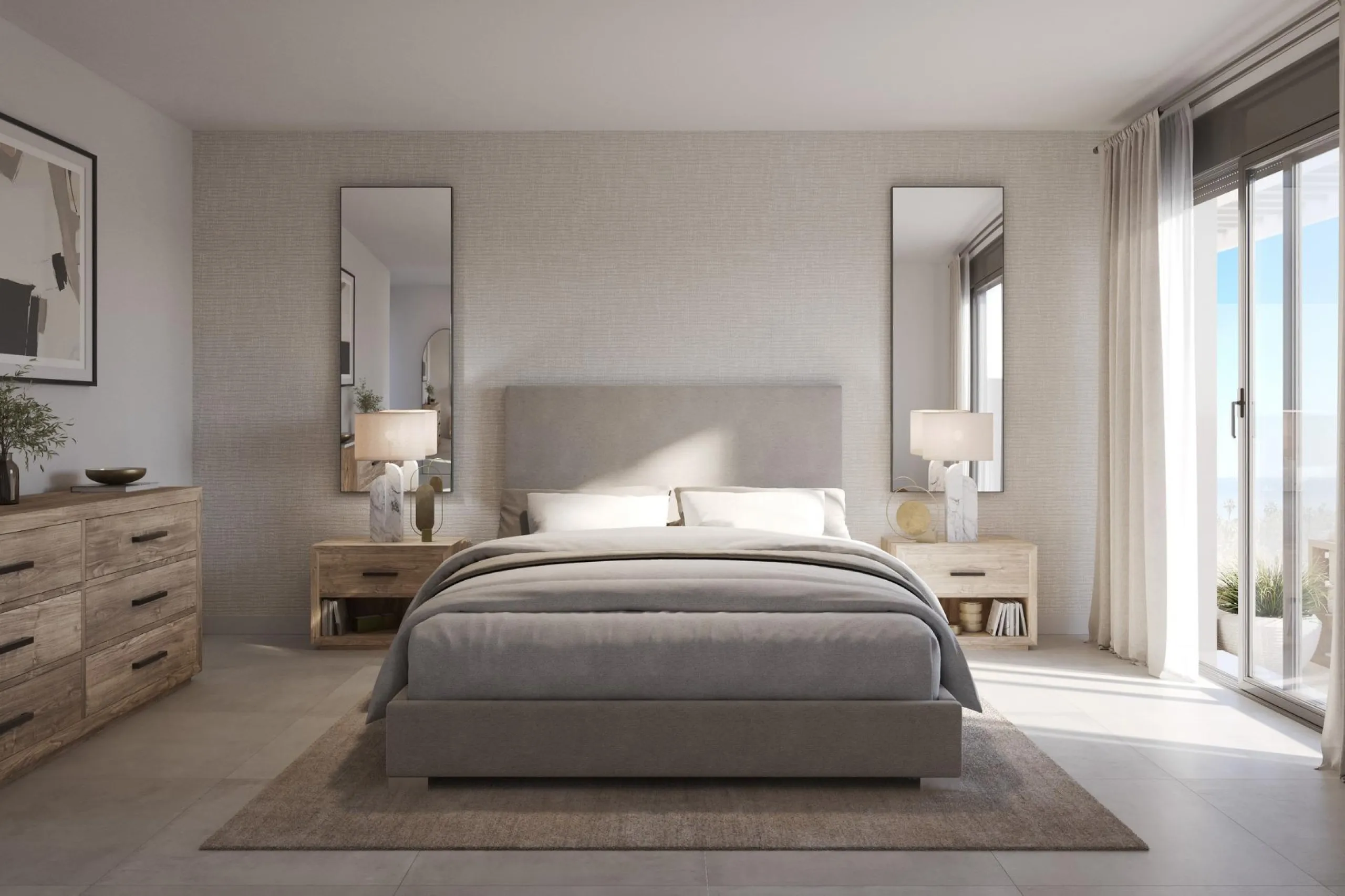 New Build Apartments with Sea Views in Selwo, Estepona& & A unique residential project located next to Selwo Park, in a privileged location surrounded by nature and green areas. From your new home, you will enjoy spectacular sea views and communal a
