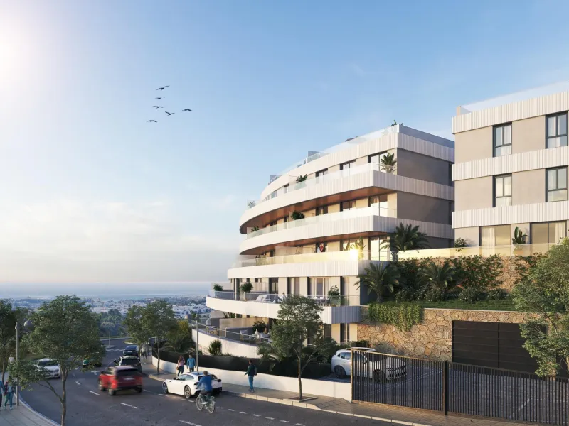 New Build Apartments with Sea Views in Selwo, Estepona& & Modern homes in a privileged natural setting& Located in the exclusive area of Selwo, between Estepona and San Pedro de Alcántara, this new residential development on the Costa del Sol sit
