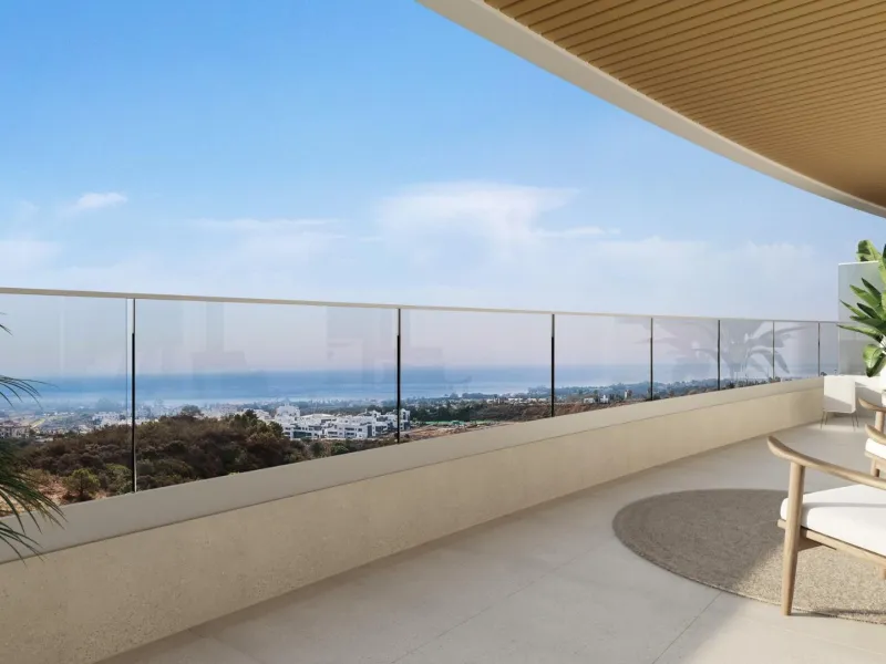 New Build Apartments with Sea Views in Selwo, Estepona& & Modern homes in a privileged natural setting& Located in the exclusive area of Selwo, between Estepona and San Pedro de Alcántara, this new residential development on the Costa del Sol sit