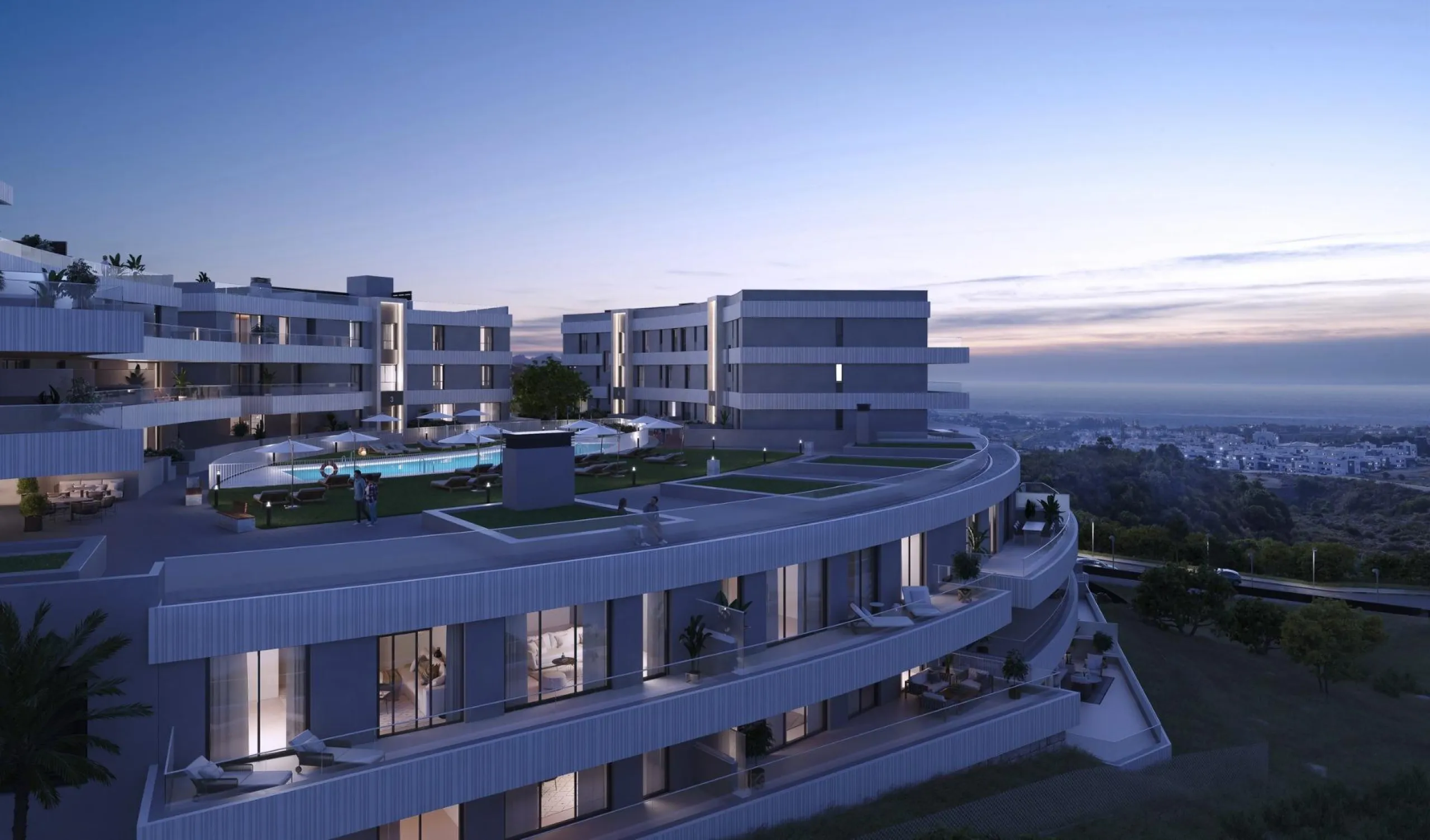 New Build Apartments with Sea Views in Selwo, Estepona& & Modern homes in a privileged natural setting& Located in the exclusive area of Selwo, between Estepona and San Pedro de Alcántara, this new residential development on the Costa del Sol sit