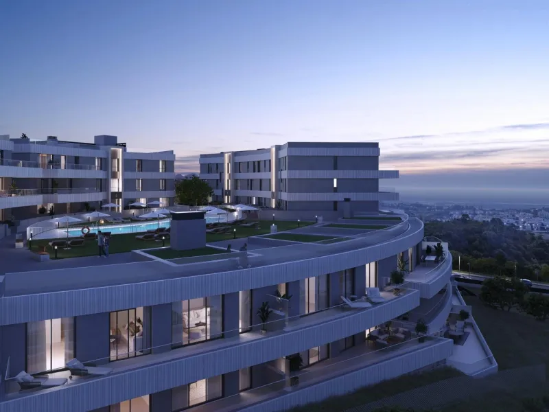New Build Apartments with Sea Views in Selwo, Estepona& & Modern homes in a privileged natural setting& Located in the exclusive area of Selwo, between Estepona and San Pedro de Alcántara, this new residential development on the Costa del Sol sit