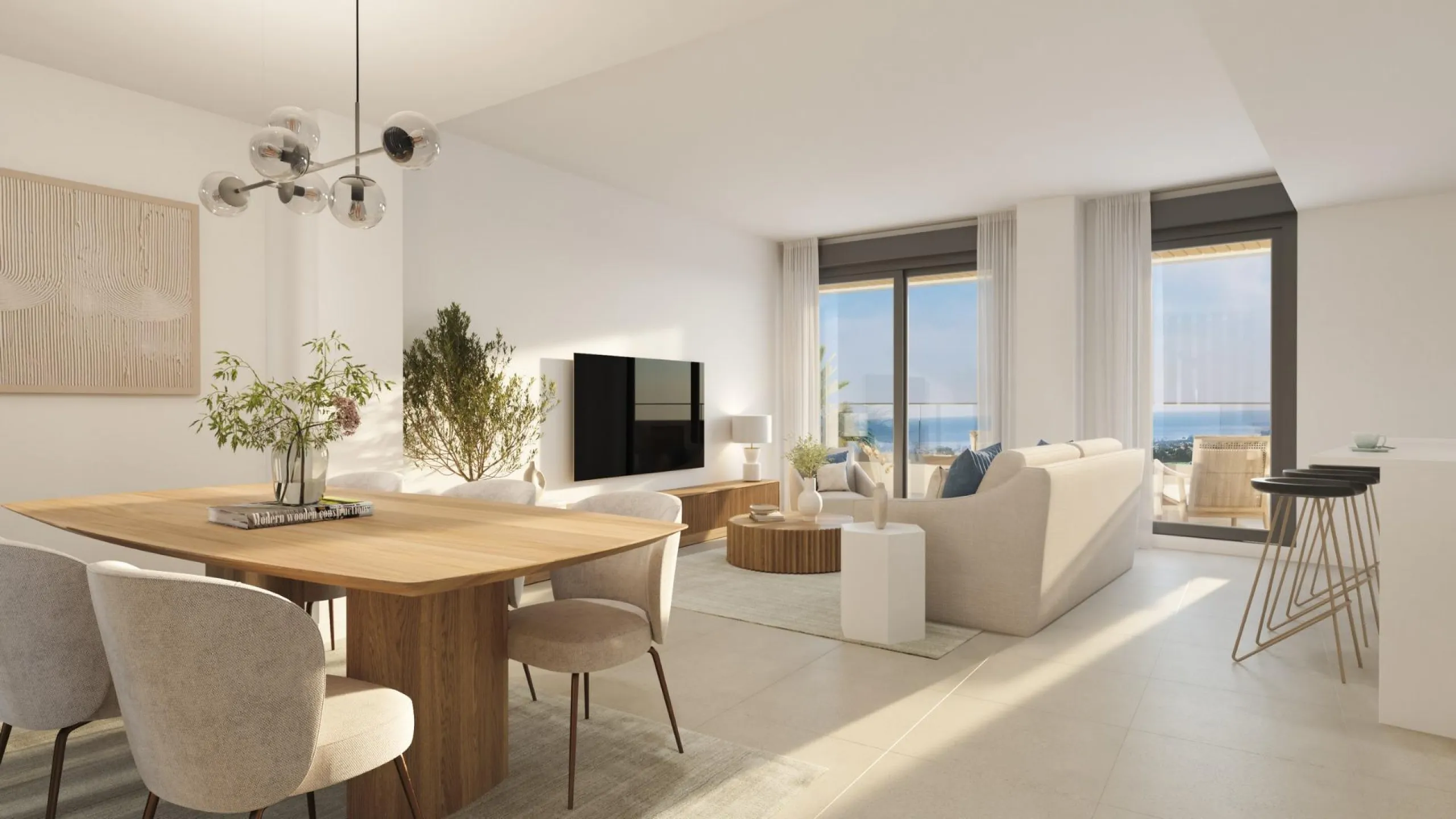 New Build Apartments with Sea Views in Selwo, Estepona& & Modern homes in a privileged natural setting& Located in the exclusive area of Selwo, between Estepona and San Pedro de Alcántara, this new residential development on the Costa del Sol sit