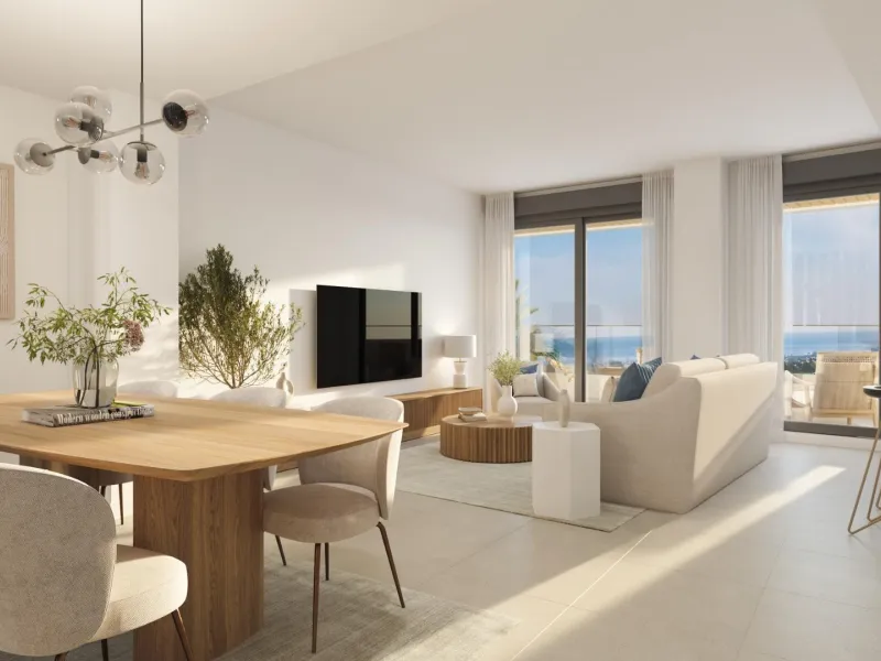 New Build Apartments with Sea Views in Selwo, Estepona& & Modern homes in a privileged natural setting& Located in the exclusive area of Selwo, between Estepona and San Pedro de Alcántara, this new residential development on the Costa del Sol sit