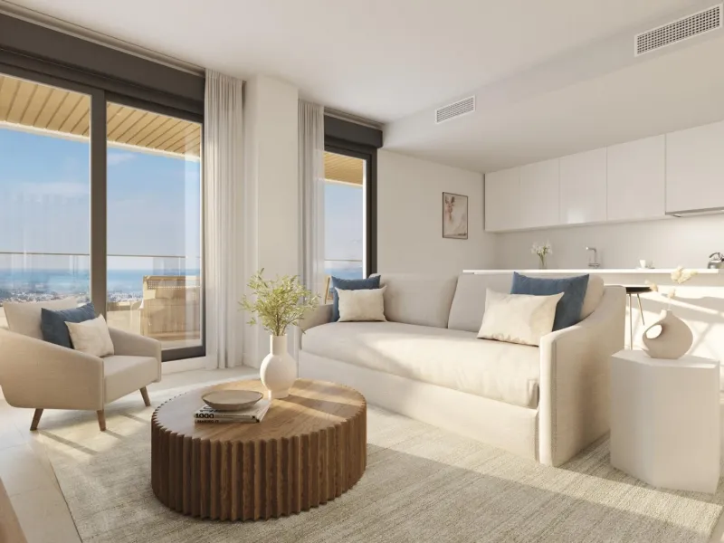 New Build Apartments with Sea Views in Selwo, Estepona& & Modern homes in a privileged natural setting& Located in the exclusive area of Selwo, between Estepona and San Pedro de Alcántara, this new residential development on the Costa del Sol sit
