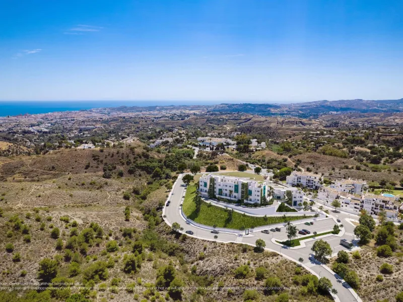 NEW BUILD RESIDENTIAL COMPLEX IN MIJAS& & New Build unique residential complex where you can relax and enjoy life to the fullest. Quality, nature, comfort and innovation are the principles that guide and inspire the design of 50 flats divided into 3