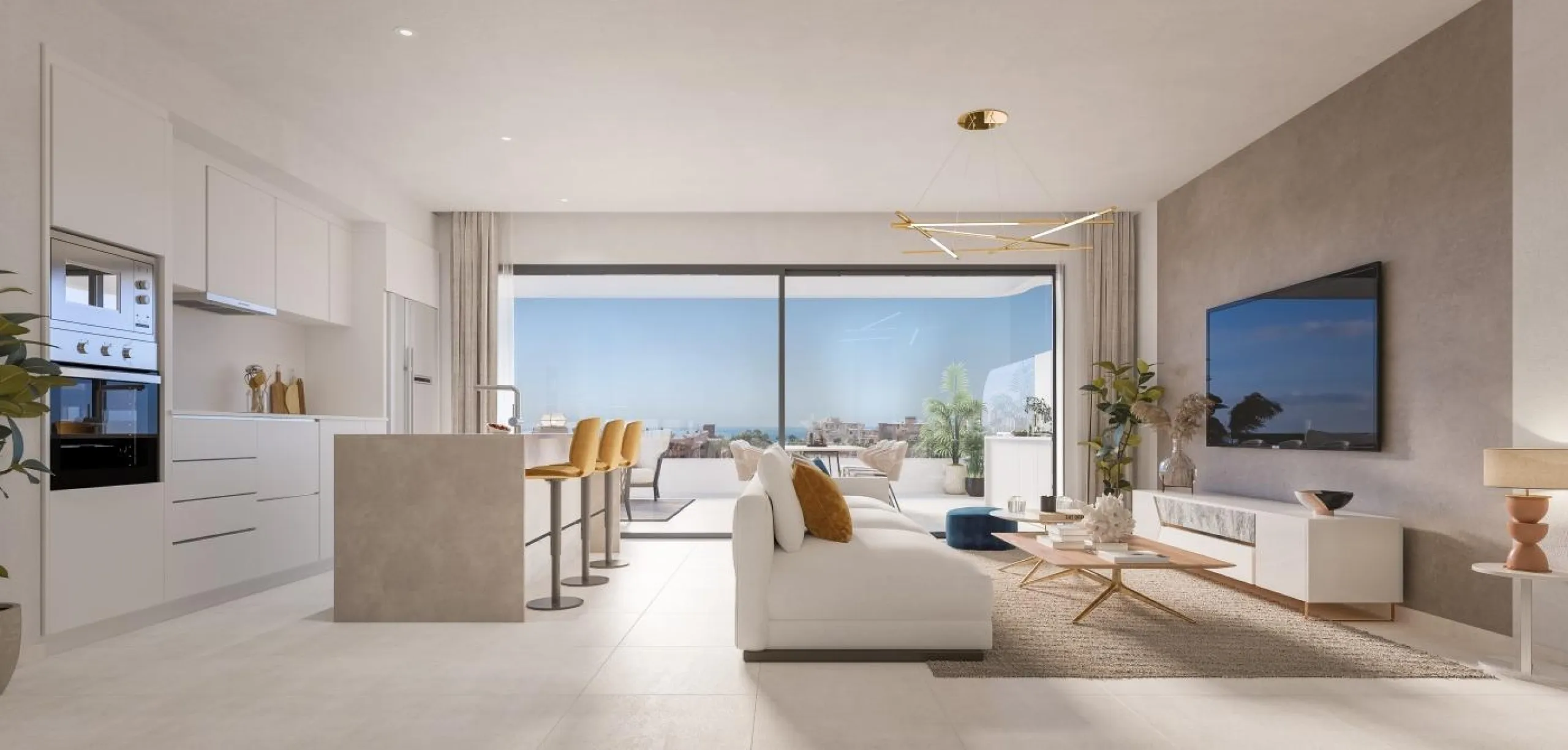 NEW BUILD RESIDENTIAL COMPLEX IN ESTEPONA& & New Build residential located in Estepona, one of the most popular and prominent towns on the Costa del Sol. In the surrounding areas of this place are some of the most prestigious golf courses in Europe,
