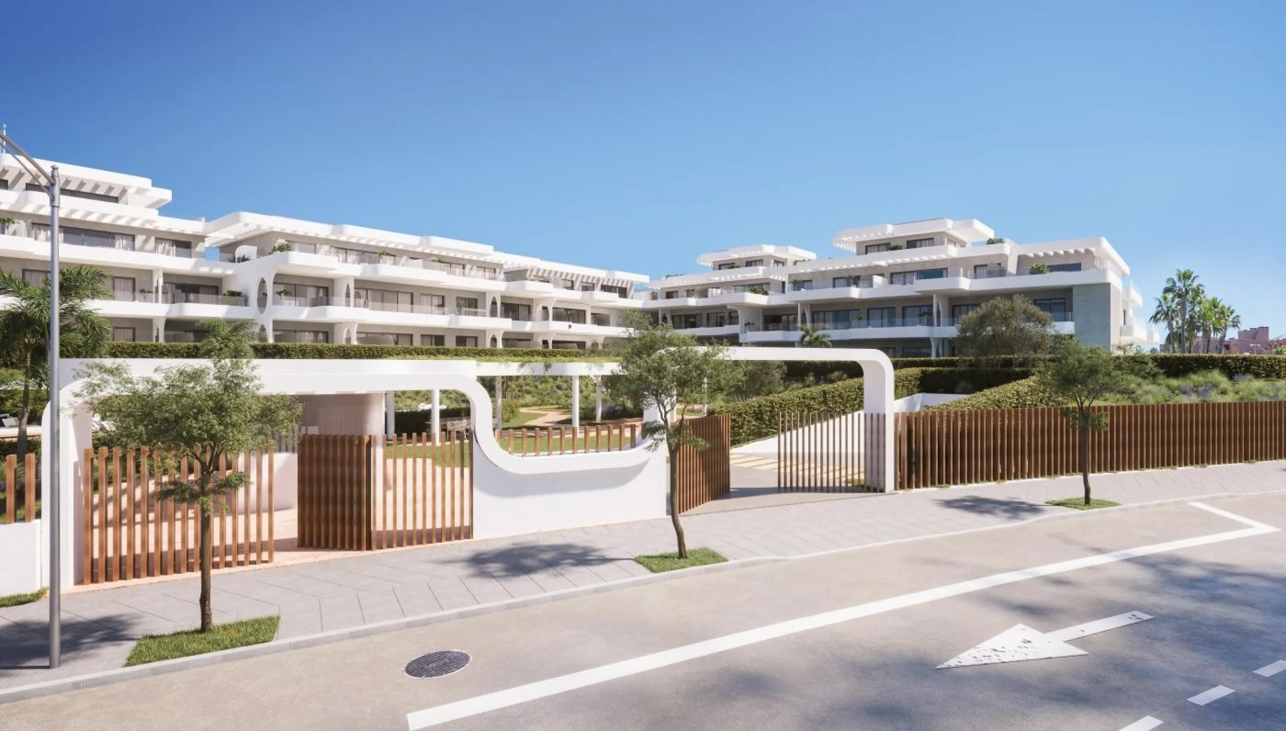 NEW BUILD RESIDENTIAL COMPLEX IN ESTEPONA& & New Build residential located in Estepona, one of the most popular and prominent towns on the Costa del Sol. In the surrounding areas of this place are some of the most prestigious golf courses in Europe,