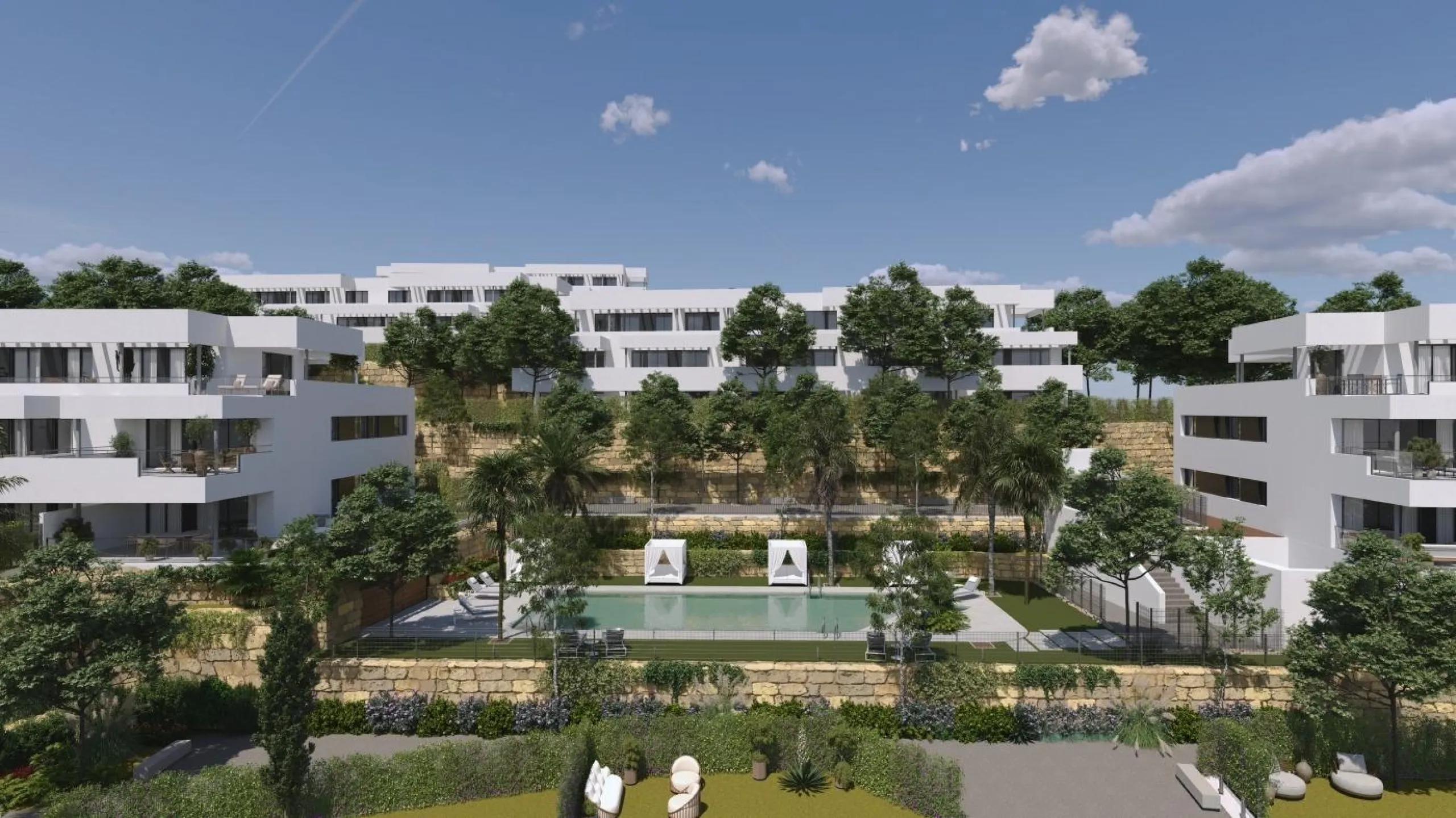 NEW BUILD RESIDENTIAL COMPLEX IN CASARES& & New Build residential complex in Casares consists of 47 multi-family apartments and penthouses of 1, 2 and 3 bedrooms. Each property has a garage and storage room included.& & Private residential com