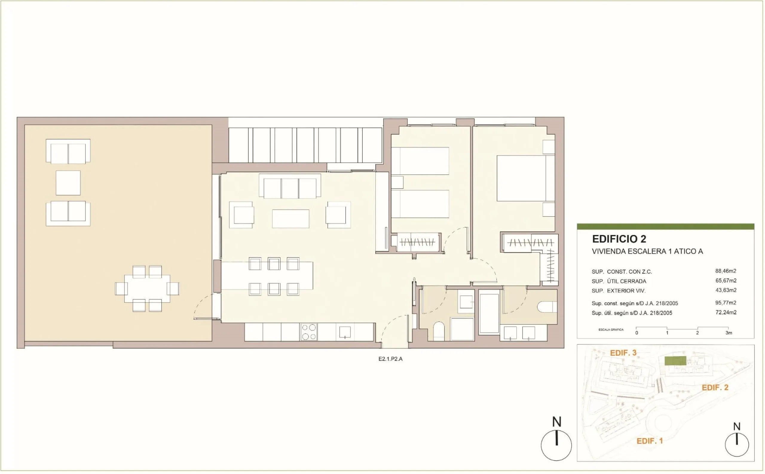 NEW BUILD RESIDENTIAL COMPLEX IN CASARES& & New Build residential complex in Casares consists of 47 multi-family apartments and penthouses of 1, 2 and 3 bedrooms. Each property has a garage and storage room included.& & Private residential com