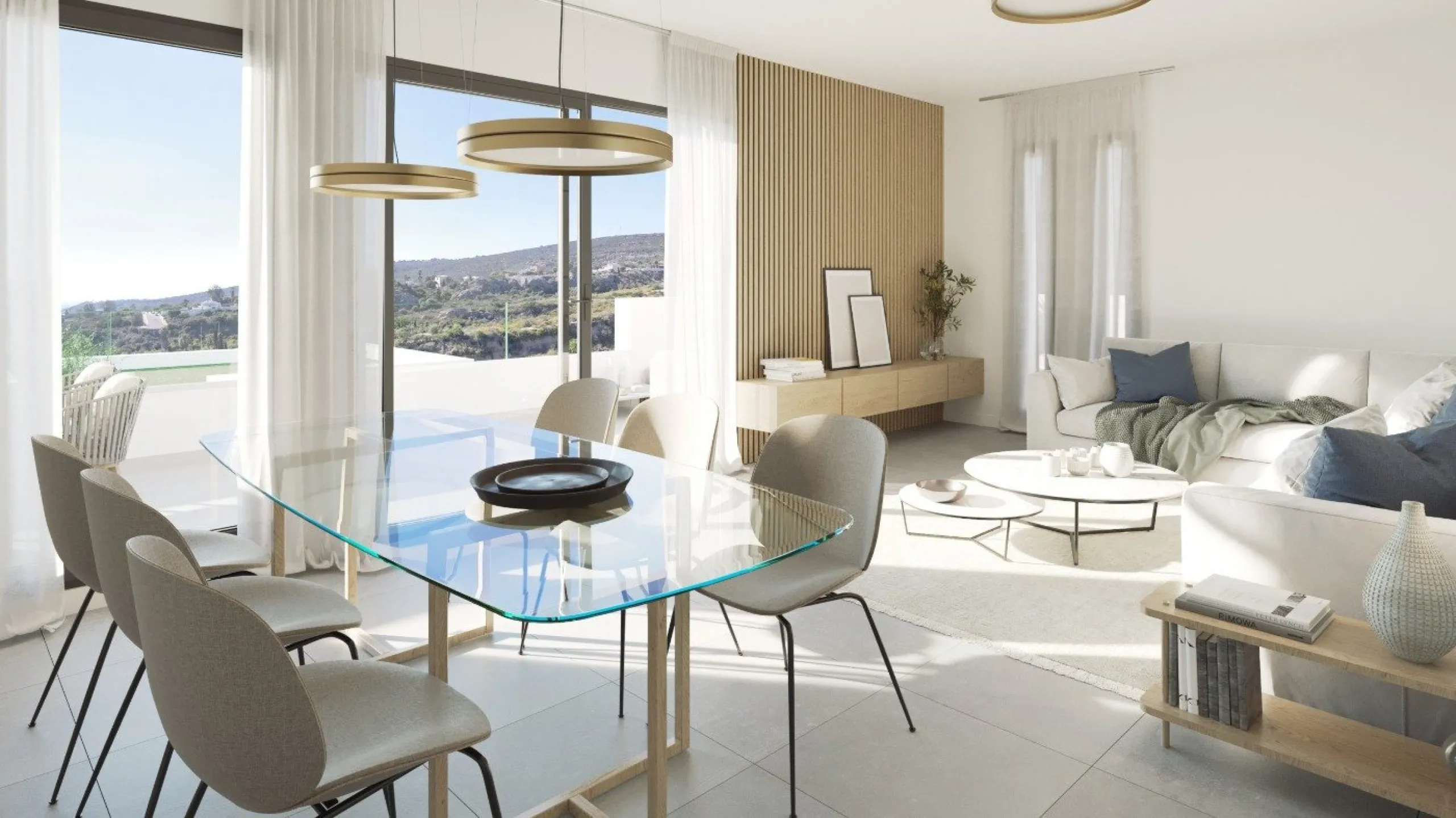 NEW BUILD TOWNHOUSES WITH THE SEA VIEWS IN MANILVA