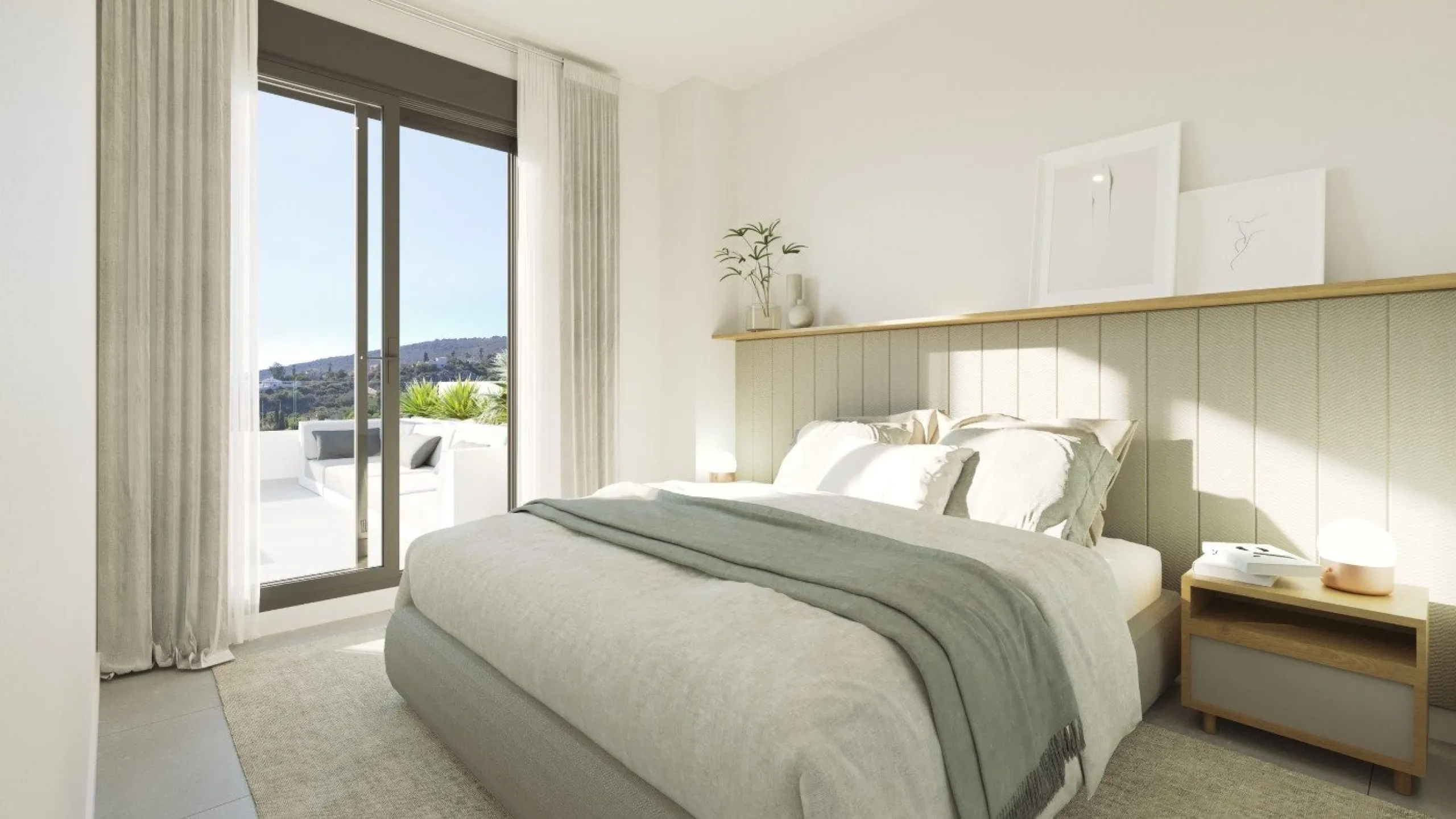 NEW BUILD TOWNHOUSES WITH THE SEA VIEWS IN MANILVA