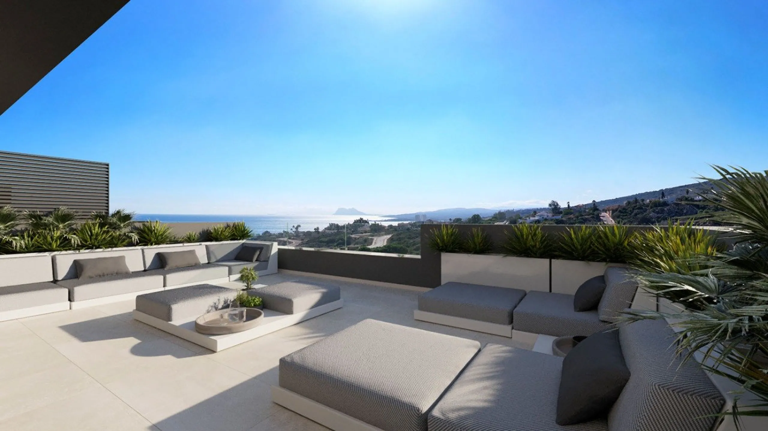 NEW BUILD TOWNHOUSES WITH THE SEA VIEWS IN MANILVA