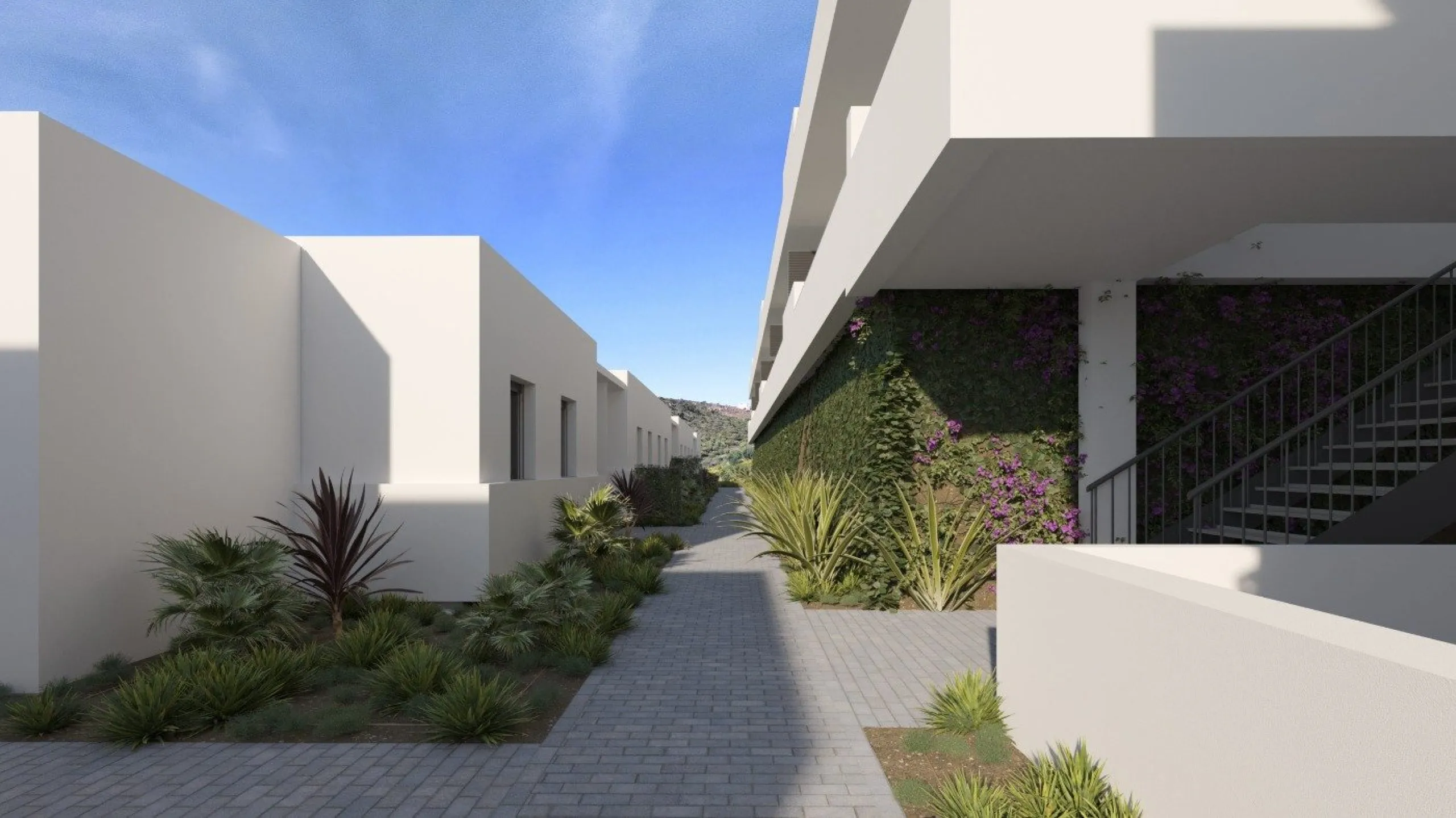 NEW BUILD TOWNHOUSES WITH THE SEA VIEWS IN MANILVA