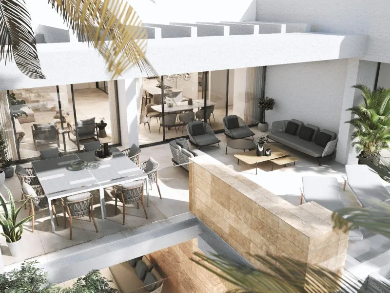 NEW BUILD RESIDENTIAL COMPLEX IN ESTEPONA& & New Build Luxury residential complex in Estepona.& & Residential complex consist of 140 exclusive bungalow apartments with 2 - 3 bedrooms and penthouses with 3 - 4 bedrooms set in a tropical, gated 