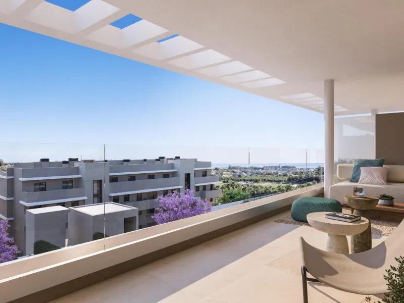 NEW BUILD RESIDENTIAL COMPLEX IN ESTEPONA& & A project that overlooks the sea and the mountains and whose architecture blends in with the surroundings to create a habitat of its own, where the sun and the Mediterranean mark the passage of time& &