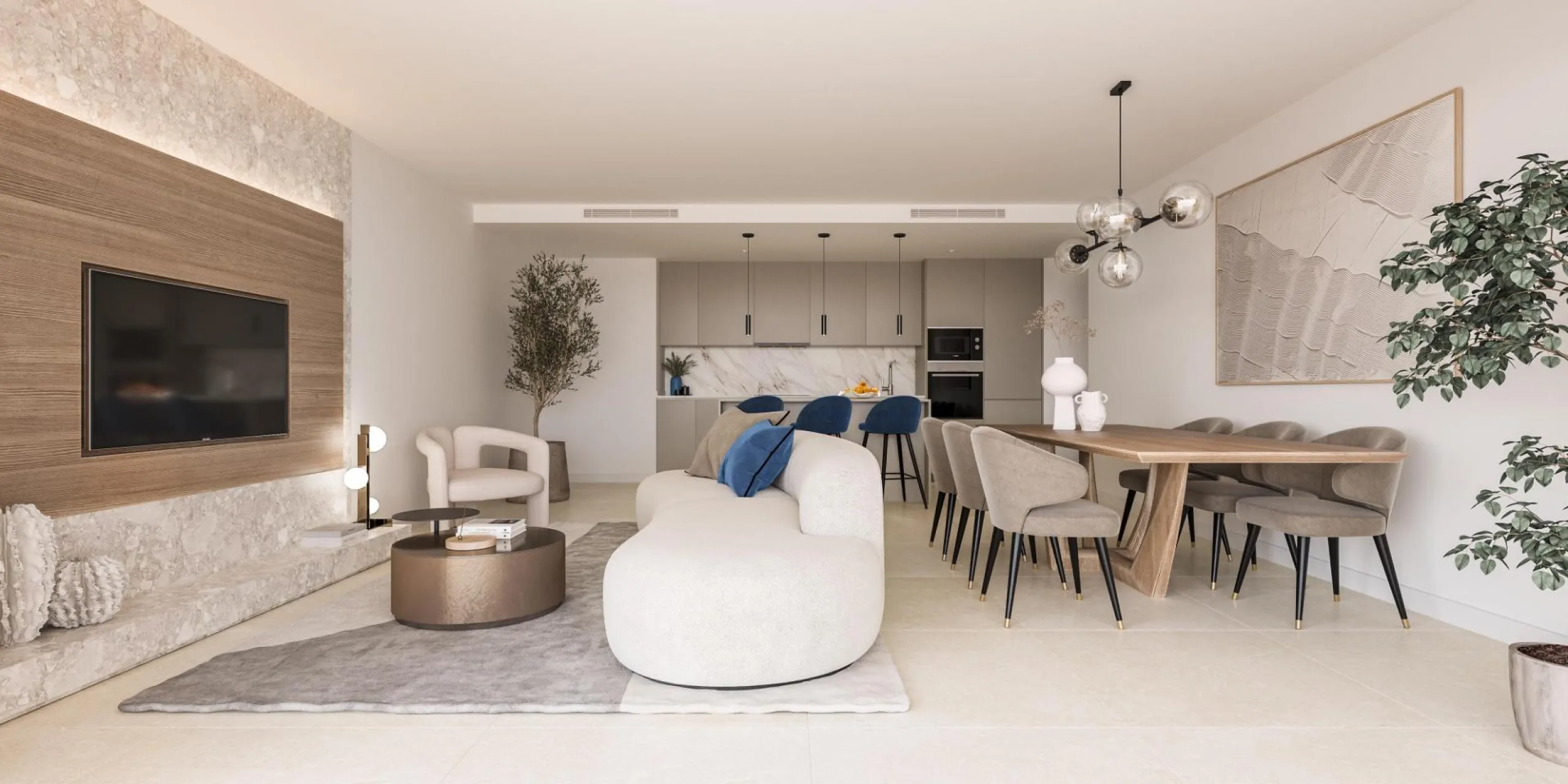 NEW BUILD RESIDENTIAL COMPLEX IN ESTEPONA& & A project that overlooks the sea and the mountains and whose architecture blends in with the surroundings to create a habitat of its own, where the sun and the Mediterranean mark the passage of time& &