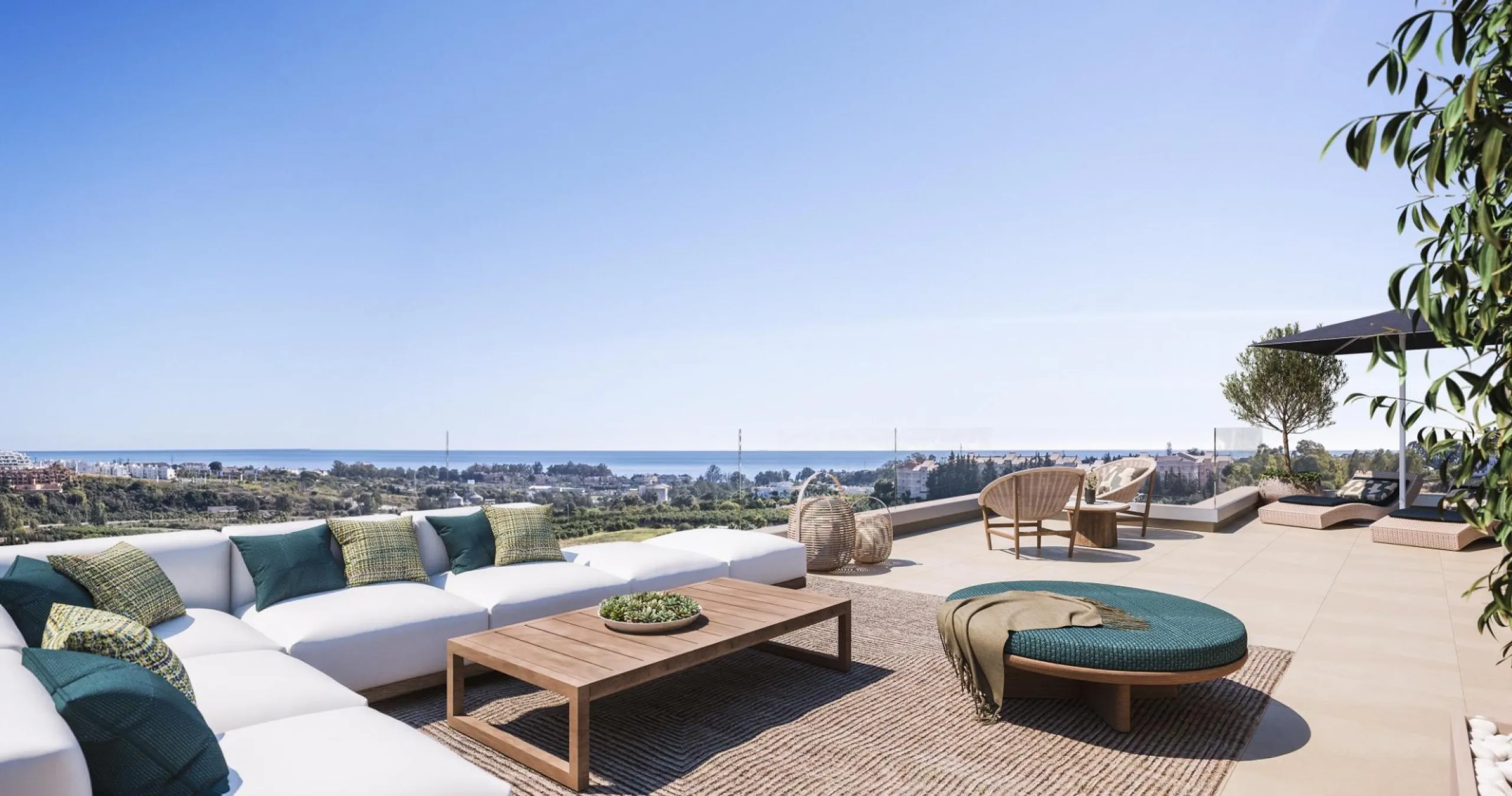 NEW BUILD RESIDENTIAL COMPLEX IN ESTEPONA& & A project that overlooks the sea and the mountains and whose architecture blends in with the surroundings to create a habitat of its own, where the sun and the Mediterranean mark the passage of time& &
