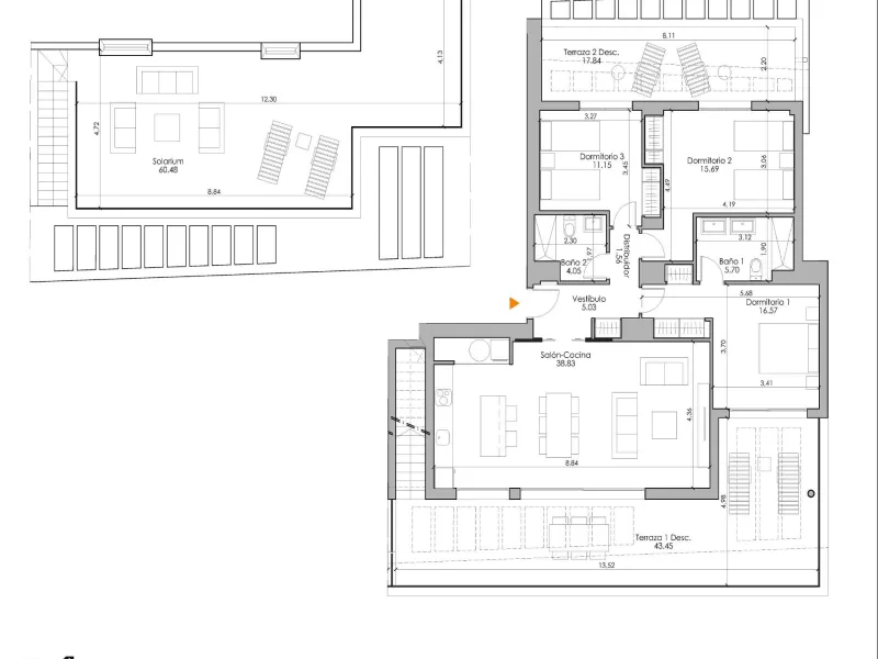 NEW BUILD RESIDENTIAL COMPLEX IN ESTEPONA& & A project that overlooks the sea and the mountains and whose architecture blends in with the surroundings to create a habitat of its own, where the sun and the Mediterranean mark the passage of time& &