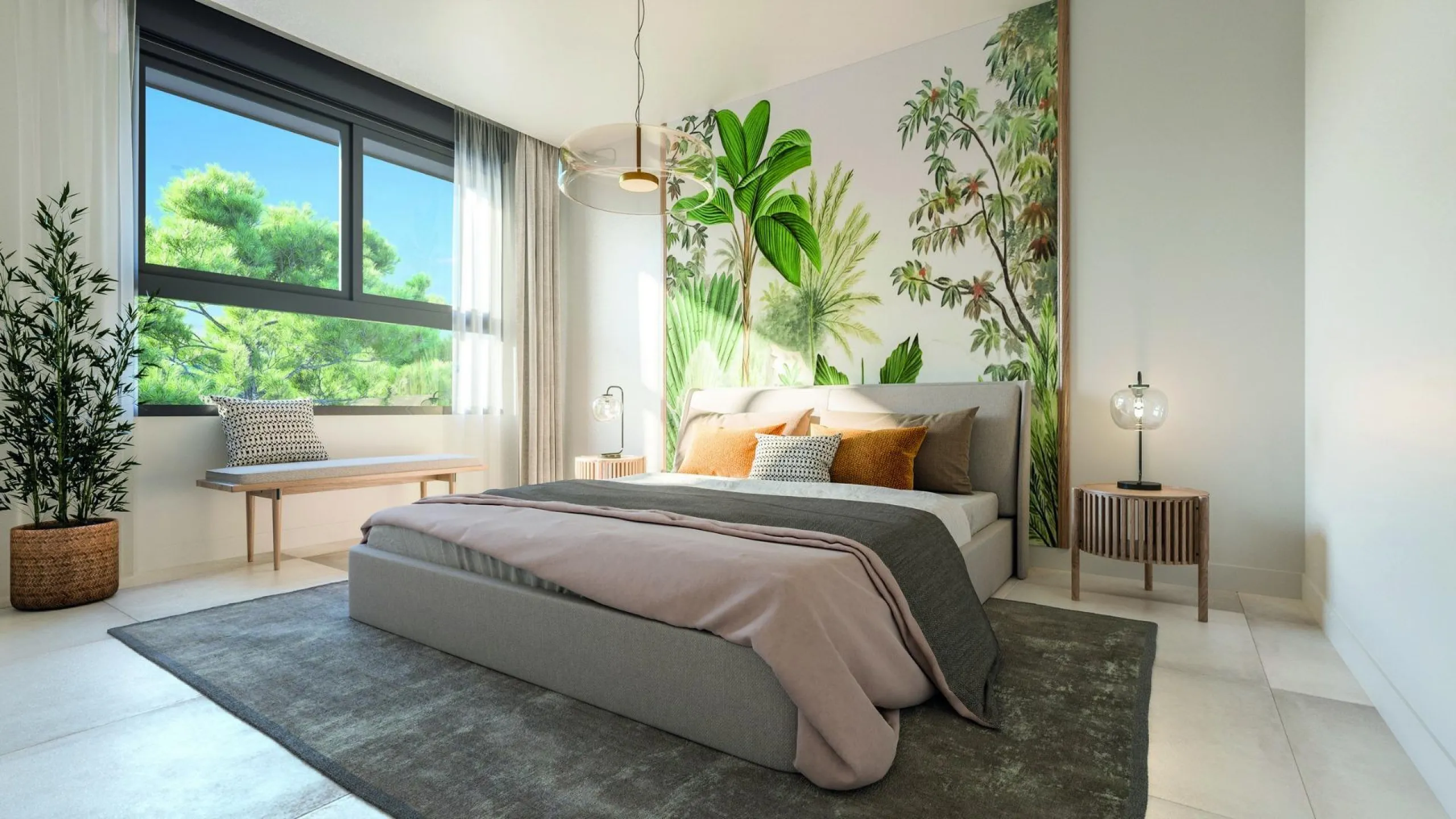 NEW BUILD TOWNHOUSES WITH SEA AND GOLF COURSE VIEWS& & Located halfway between La Cala de Mijas and Fuengirola, on the front line of the El Chaparral golf course and only 700 metres from the beach of the same name. & & Gated residential comple