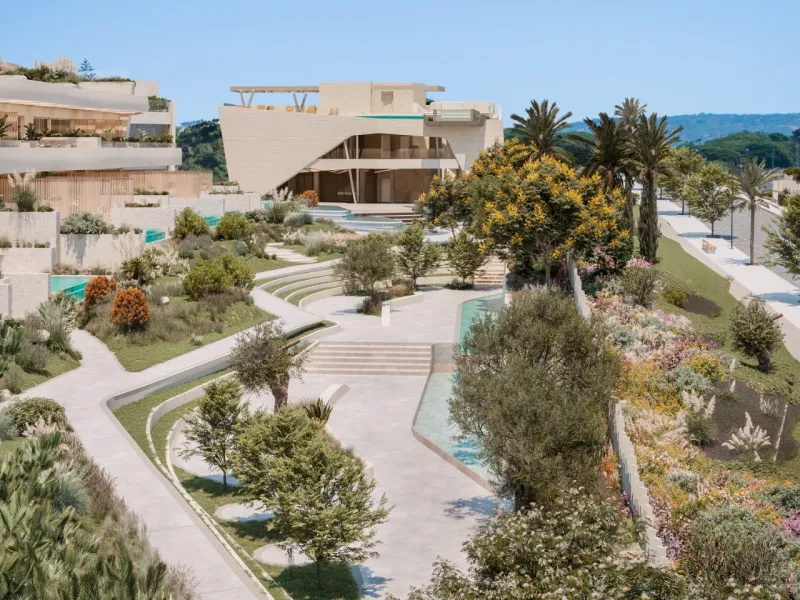 NEW BUILD LUXURY FRONTLINE RESIDENTIAL COMPLEX NEAR MARBELLA& & New Build unique and unrivalled project located on the beachfront in Las Chapas (Marbella), on one of the last available plots facing the sea,.& Residential offers 96 spacious apartm