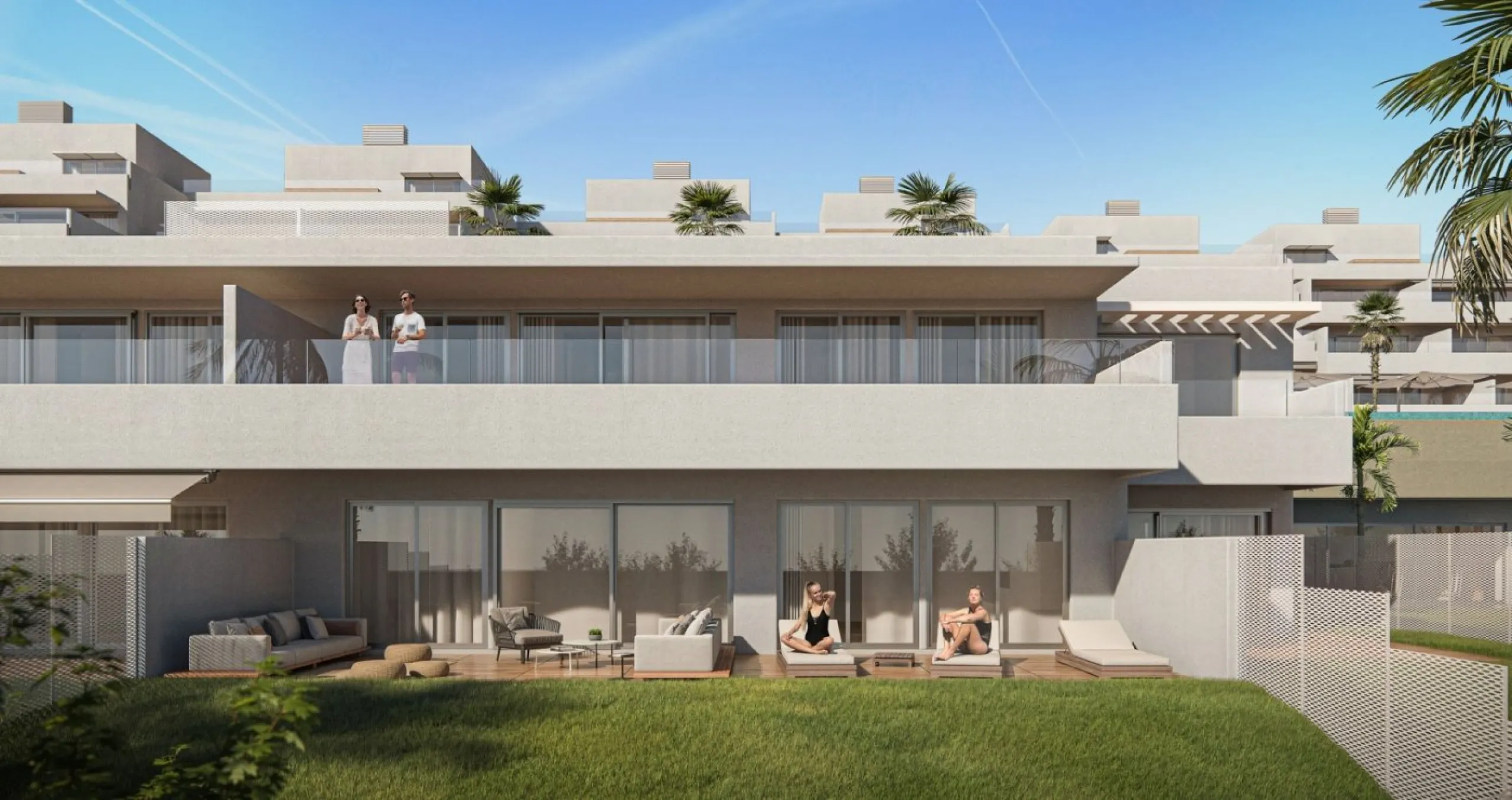 NEW BUILD RESIDENTIAL COMPLEX IN ESTEPONA& &  New Build residential complex in Estepona consist of 54 properties.& You can choose 2 and 3 bedrooms options and different types: ground floors, mid-level floors and penthouses, all with sea views, so