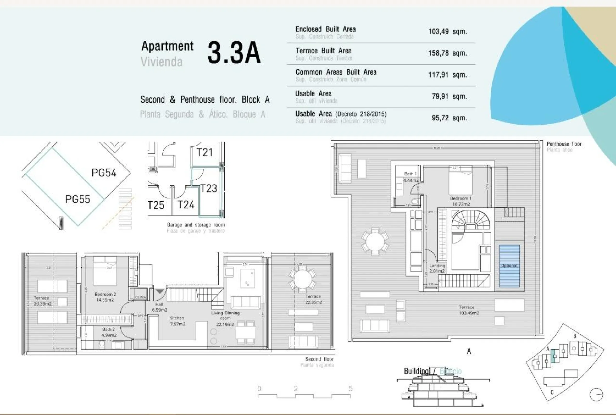 NEW BUILD RESIDENTIAL COMPLEX IN ESTEPONA& &  New Build residential complex in Estepona consist of 54 properties.& You can choose 2 and 3 bedrooms options and different types: ground floors, mid-level floors and penthouses, all with sea views, so