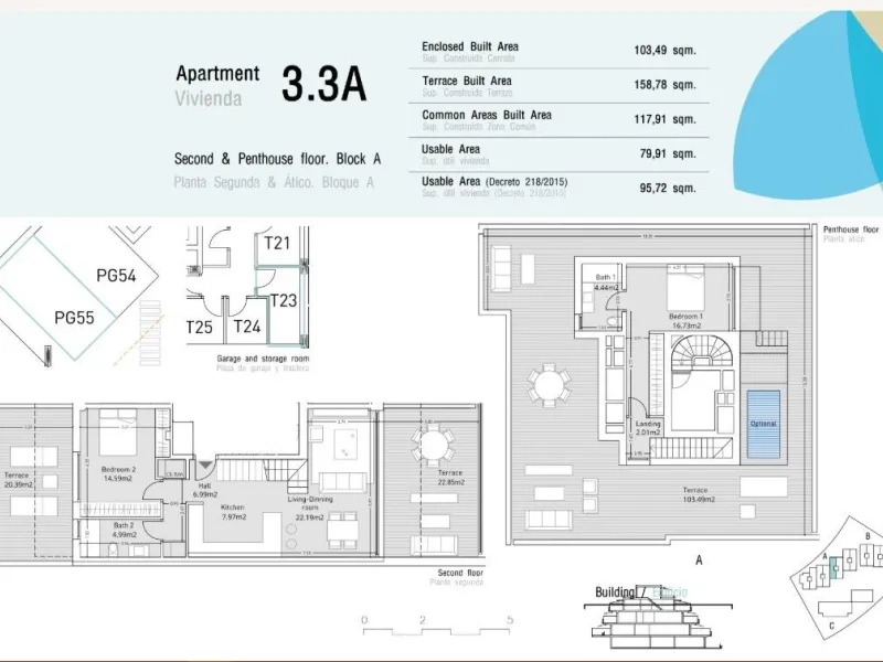 NEW BUILD RESIDENTIAL COMPLEX IN ESTEPONA& &  New Build residential complex in Estepona consist of 54 properties.& You can choose 2 and 3 bedrooms options and different types: ground floors, mid-level floors and penthouses, all with sea views, so
