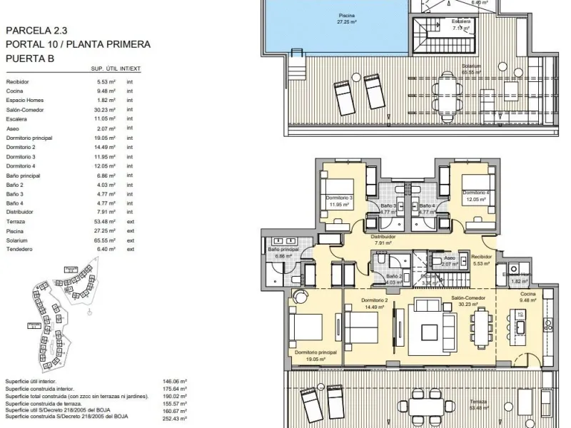 Gated frontline golf development, on gentle hills in the outskirts of Marbella. 3 and 4 bedroom homes with large windows, and living room and kitchen integrated into an open-plan space that allows you to take advantage of natural light at every moment of 