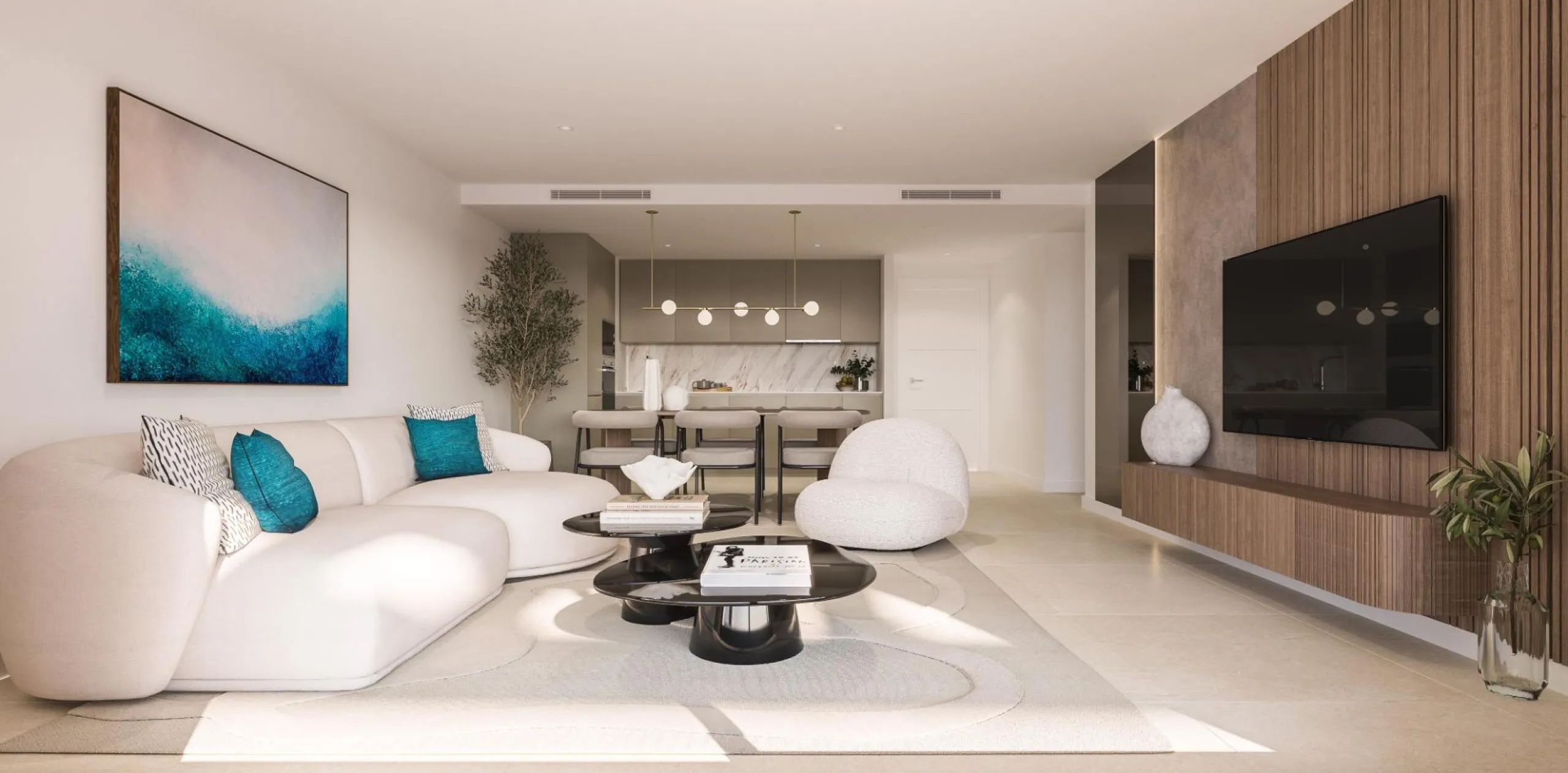NEW BUILD RESIDENTIAL COMPLEX IN ESTEPONA& & A project that overlooks the sea and the mountains and whose architecture blends in with the surroundings to create a habitat of its own, where the sun and the Mediterranean mark the passage of time& &