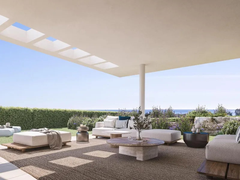 NEW BUILD RESIDENTIAL COMPLEX IN ESTEPONA& & A project that overlooks the sea and the mountains and whose architecture blends in with the surroundings to create a habitat of its own, where the sun and the Mediterranean mark the passage of time& &