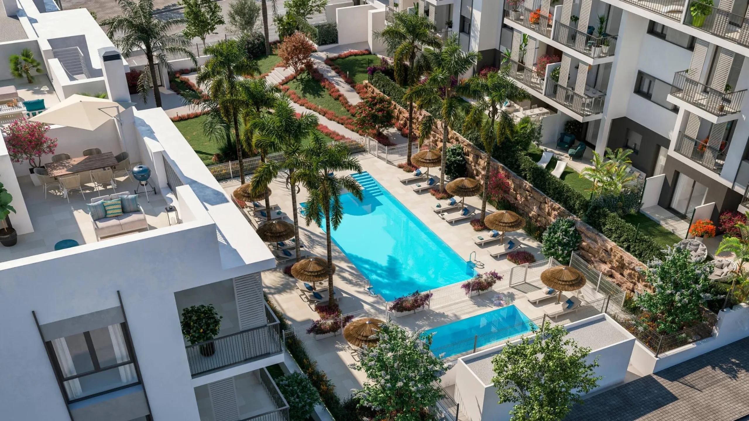 NEW BUILD RESIDENTIAL COMPLEX IN ESTEPONA& & New Build residential complex is the great opportunity for those who want it all. This magnificent development, located 5 minutes from the center of Estepona and La Rada beach, is perfect for those lookin