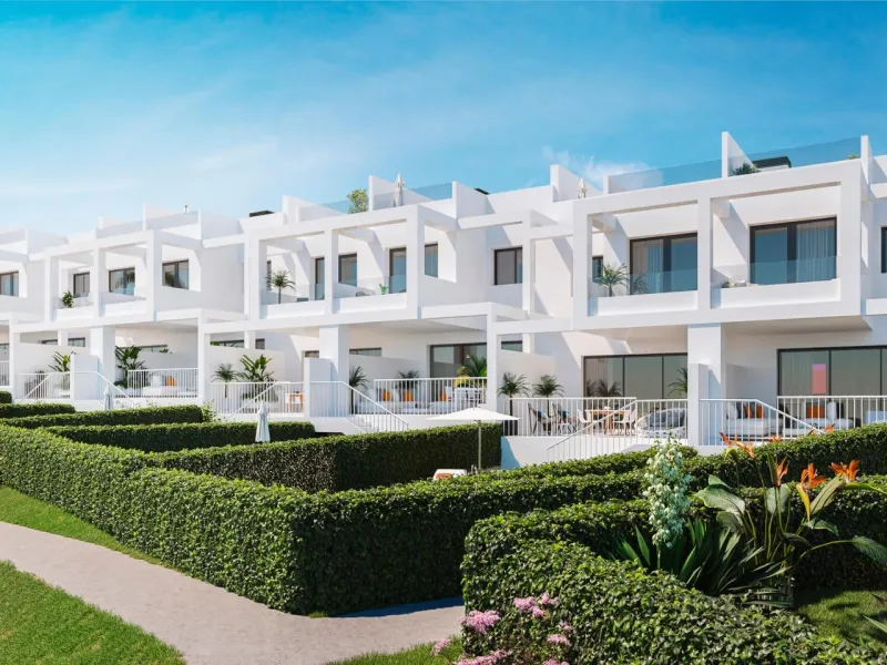 NEW BUILD RESIDENTIAL IN LAS ROCAS EN MANILVA& & New build residential of 16 townhouses and semi-detached villas located in Las Rocas en Manilva, on the Costa del Sol.& & At residential you will enjoy the best and most spectacular sea views, s