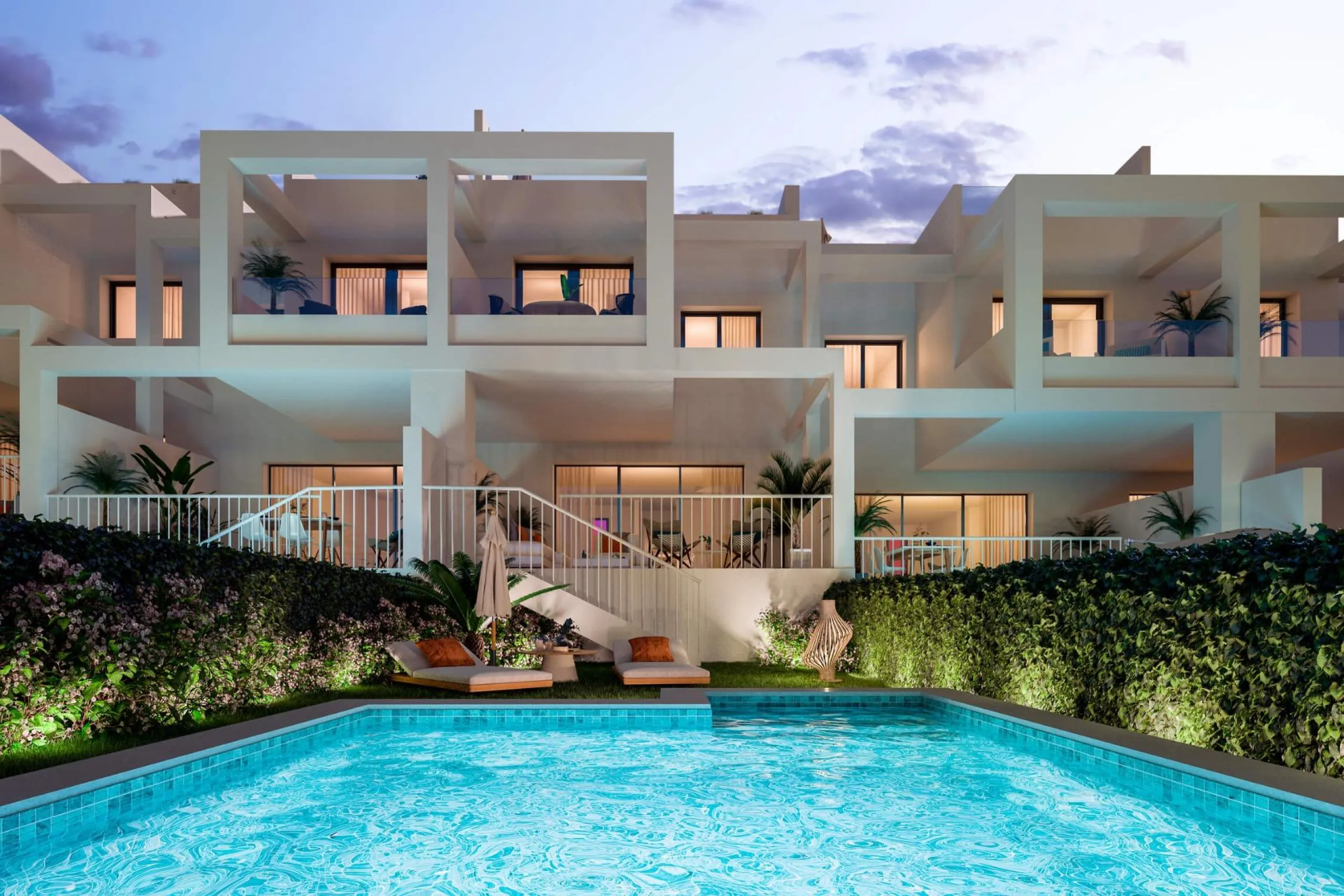NEW BUILD RESIDENTIAL IN LAS ROCAS EN MANILVA& & New build residential of 16 townhouses and semi-detached villas located in Las Rocas en Manilva, on the Costa del Sol.& & At residential you will enjoy the best and most spectacular sea views, s