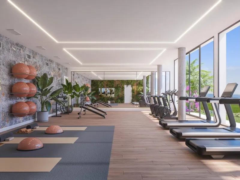 NEW BUILD TOWNHOUSES IN LAS LAGUNAS DE MIJAS& & New Build exclusive complex of townhouses in Las Lagunas de Mijas, a paradise in the heart of the Costa del Sol, where the natural beauty of the surroundings merges with the passion for golf, water spo